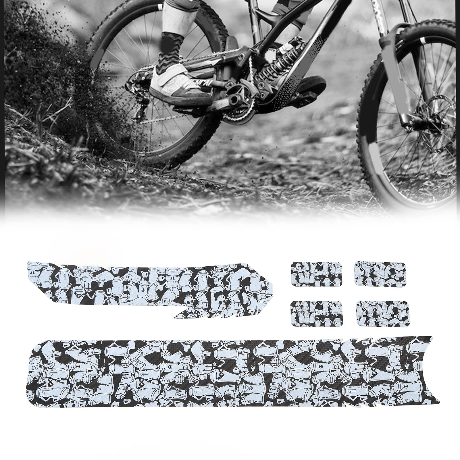 アクセサリー NEIGHBORHOOD LFE bicycle FrameProtector Bicycle Frame Protection Tape, Impact Resistant Bike Front Fork